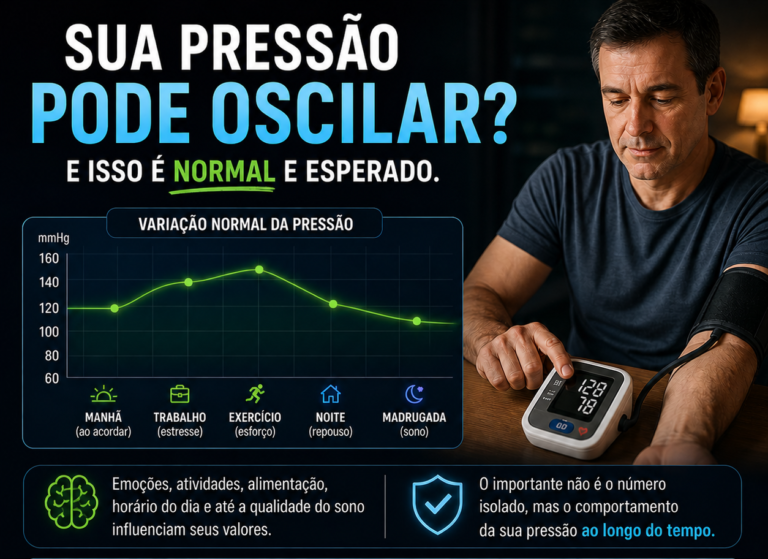 Minha pressão vive oscilando, é normal?