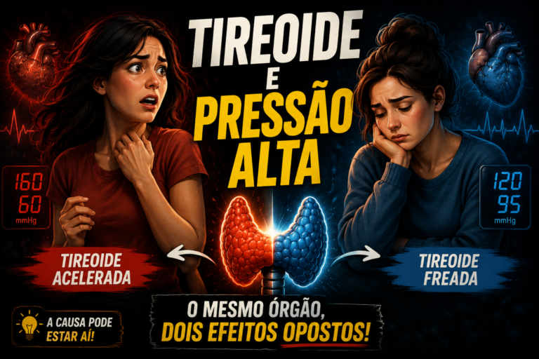 Tireoide e pressão alta: o mesmo órgão, dois problemas opostos