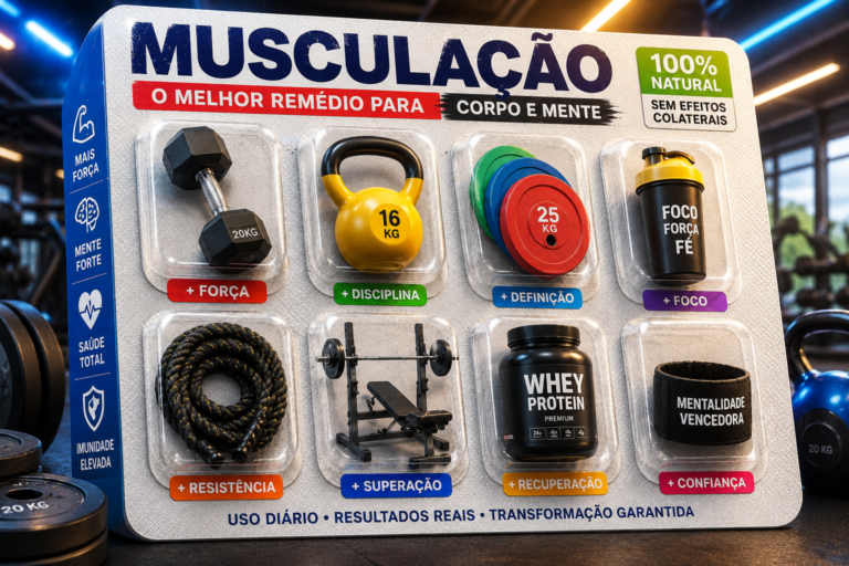 MUSCULAÇÃO: O NOVO REMÉDIO PARA ANSIEDADE