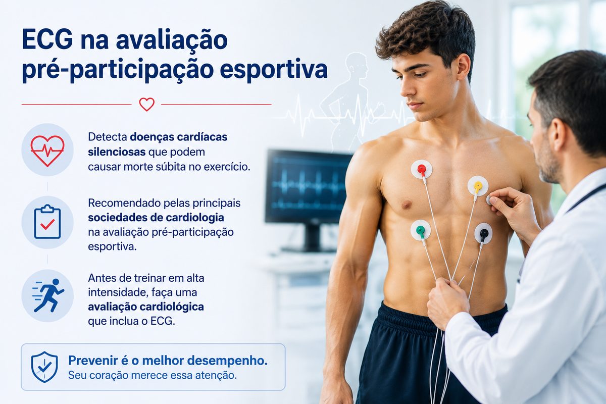 ECG na avaliação pré-participação esportiva: detecta doenças cardíacas silenciosas em atletas jovens